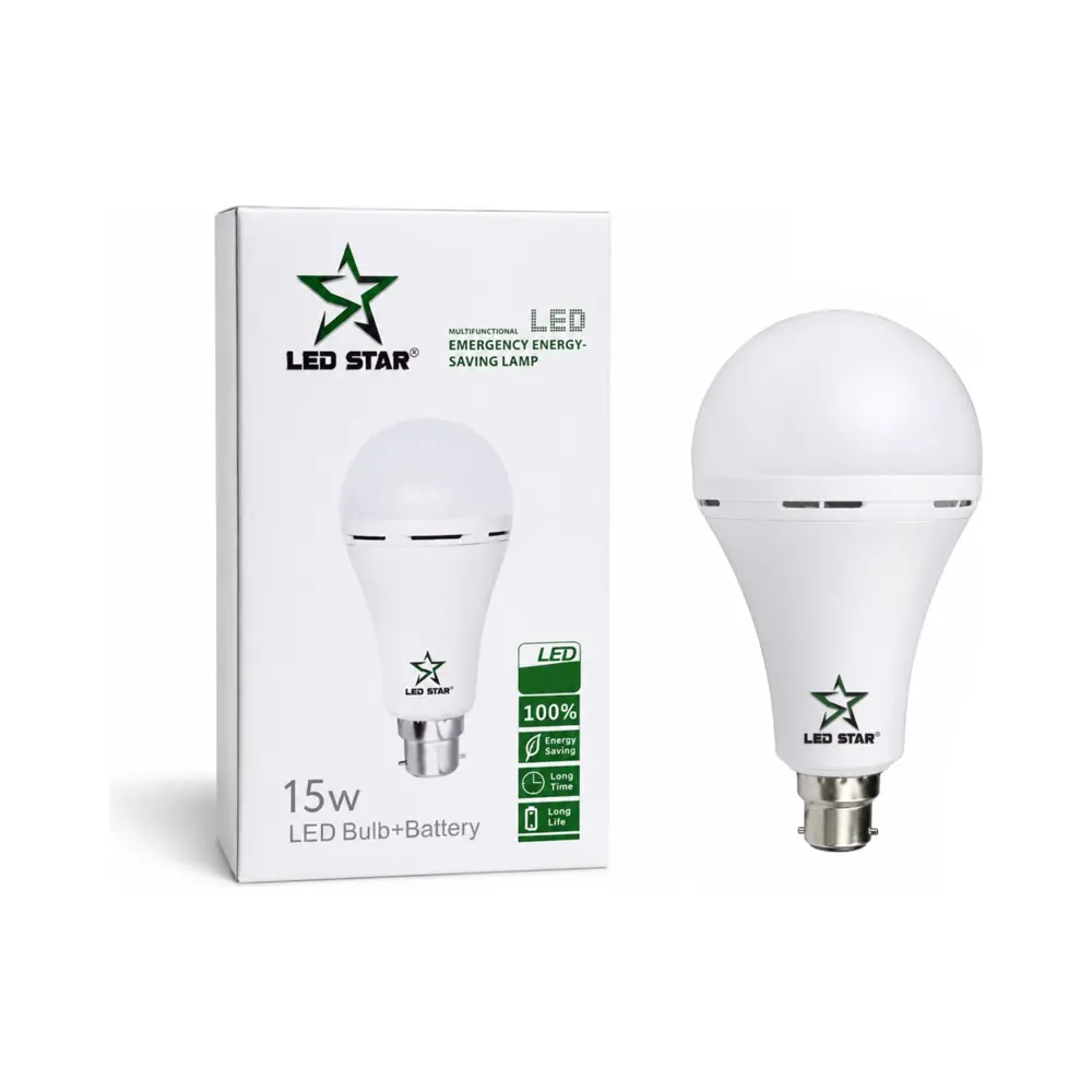 LED STAR EMERGENCY BULB - 15W B22